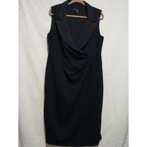 Maggy London Woman Sleeveless Sheath‎ Dress Career Party Black 14W